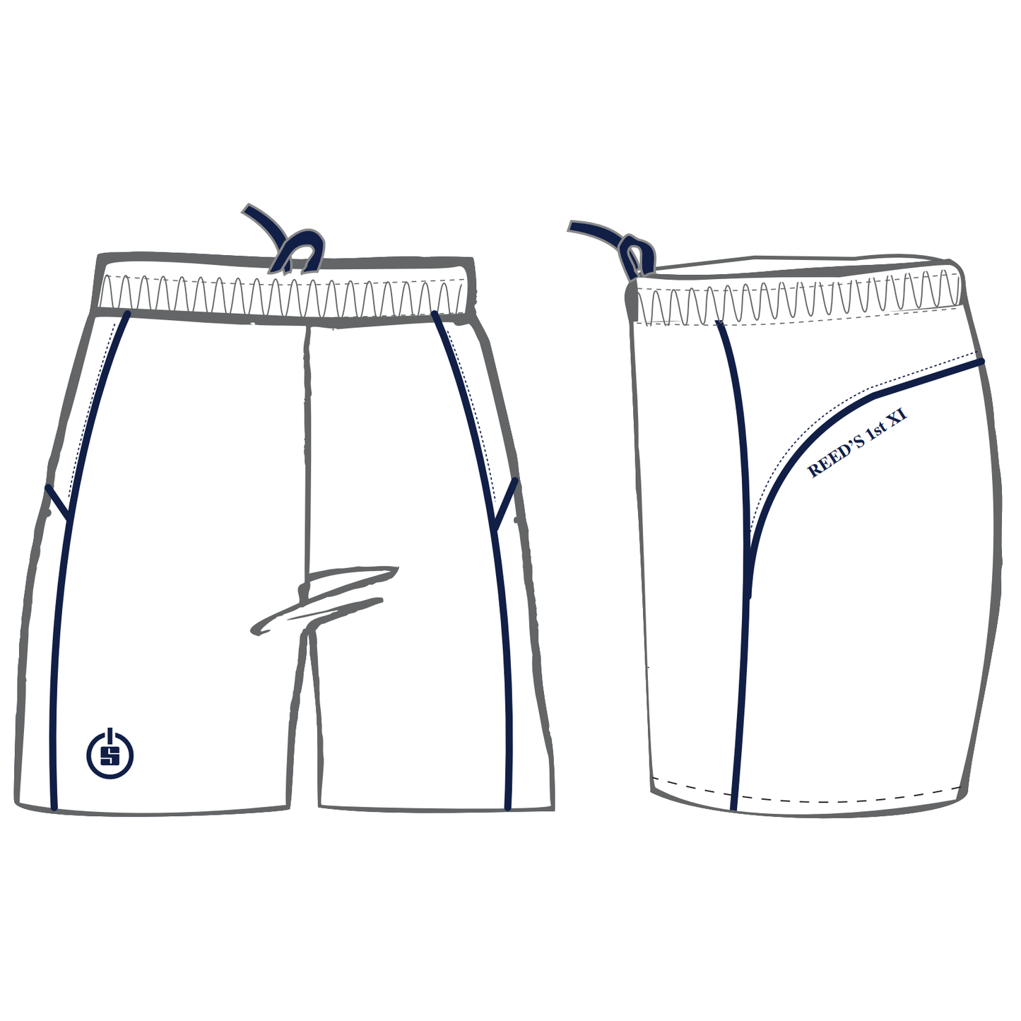1st XI white shorts